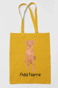 Personalized Vizsla Love Zippered Tote Bag-Accessories-Accessories, Bags, Dog Mom Gifts, Personalized, Vizsla-15