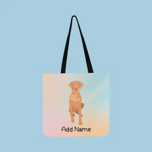 Personalized Vizsla Small Tote Bag-Accessories-Accessories, Bags, Dog Mom Gifts, Personalized, Vizsla-Small Tote Bag-Your Design-One Size-2