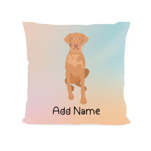 Load image into Gallery viewer, Personalized Vizsla Soft Plush Pillowcase-Home Decor-Dog Dad Gifts, Dog Mom Gifts, Home Decor, Personalized, Pillows, Vizsla-Soft Plush Pillowcase-As Selected-12&quot;x12&quot;-2