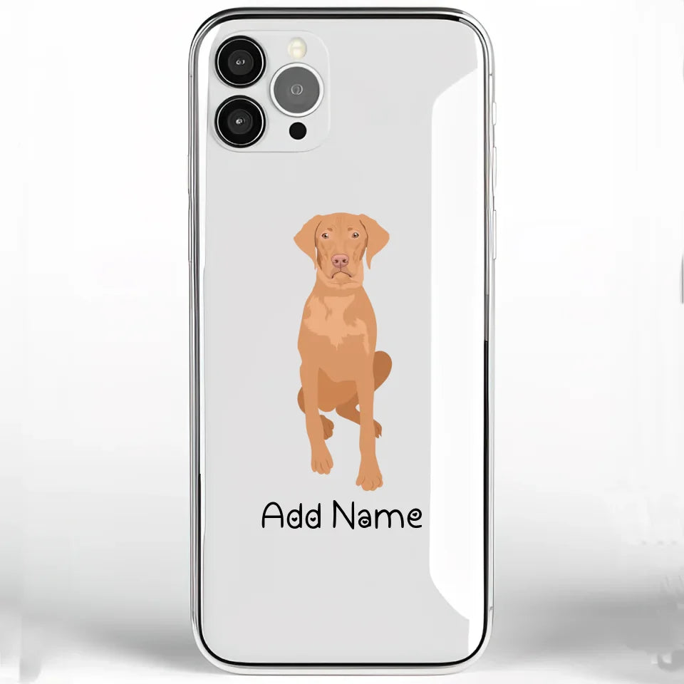 Personalized Vizsla Soft Shell Phone Cover-Cell Phone Accessories-Accessories, Dog Mom Gifts, Personalized, Phone Case, Vizsla-Phone Cover-Transparent TPU-One Size-2