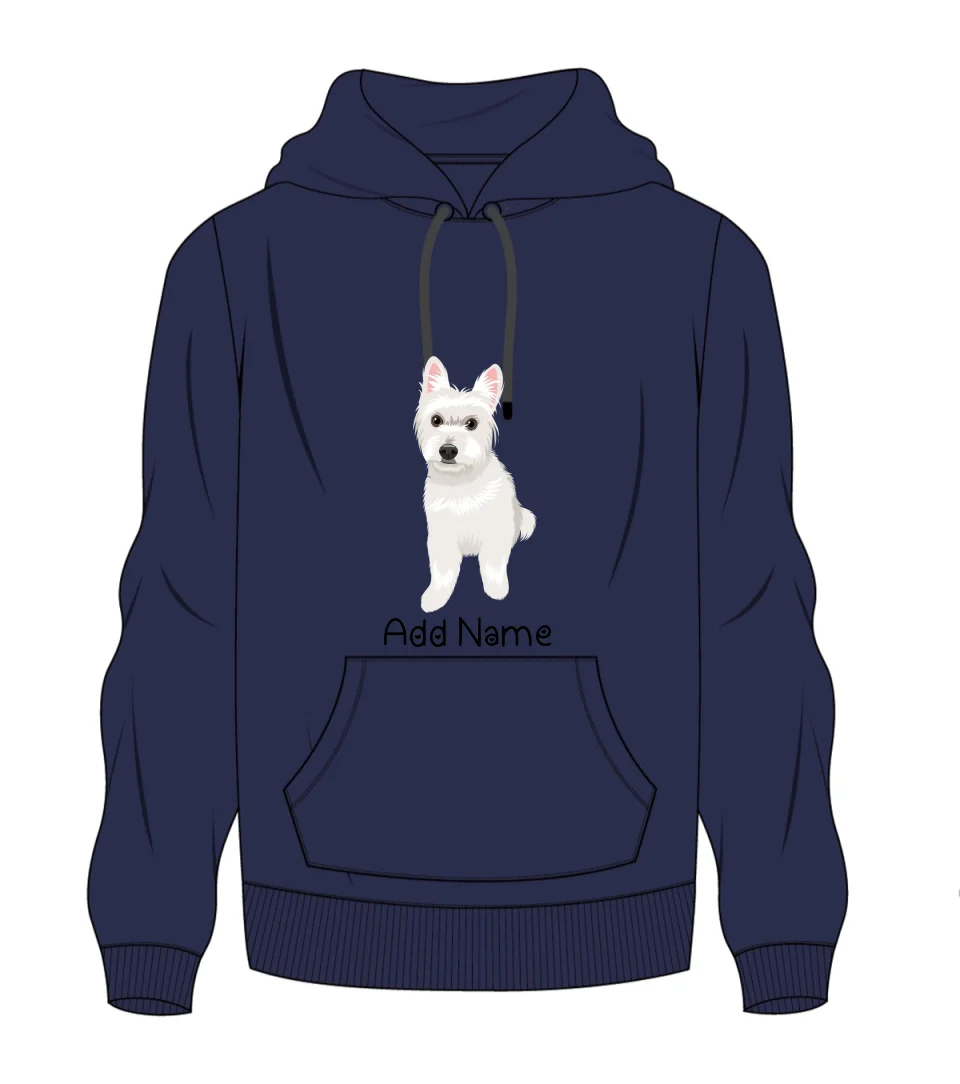 Personalized Westie Love Men's Warm Hoodie Sweatshirt-Apparel-Apparel, Dog Dad Gifts, Hoodie, Personalized, Sweatshirt, West Highland Terrier-Men's Warm Hoodie Sweatshirt-Navy Blue-S-2