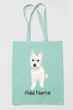 Load image into Gallery viewer, Personalized Westie Love Zippered Tote Bag-Accessories-Accessories, Bags, Dog Mom Gifts, Personalized, West Highland Terrier-10