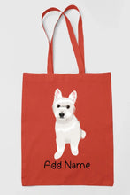 Load image into Gallery viewer, Personalized Westie Love Zippered Tote Bag-Accessories-Accessories, Bags, Dog Mom Gifts, Personalized, West Highland Terrier-14