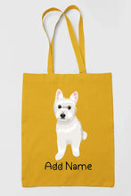 Load image into Gallery viewer, Personalized Westie Love Zippered Tote Bag-Accessories-Accessories, Bags, Dog Mom Gifts, Personalized, West Highland Terrier-15