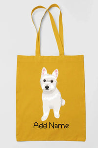 Personalized Westie Love Zippered Tote Bag-Accessories-Accessories, Bags, Dog Mom Gifts, Personalized, West Highland Terrier-15