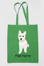 Load image into Gallery viewer, Personalized Westie Love Zippered Tote Bag-Accessories-Accessories, Bags, Dog Mom Gifts, Personalized, West Highland Terrier-16