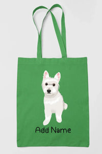 Personalized Westie Love Zippered Tote Bag-Accessories-Accessories, Bags, Dog Mom Gifts, Personalized, West Highland Terrier-16