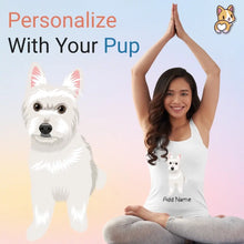 Load image into Gallery viewer, Personalized Westie Mom Cotton Tank Top-Shirts &amp; Tops-Apparel,Dog Mom Gifts,Personalized,T Shirt,West Highland Terrier-1
