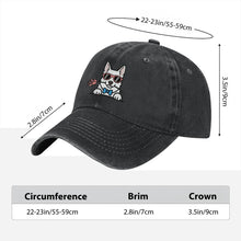Load image into Gallery viewer, Personalized White Swiss Shepherd Baseball Cap - Romeo White Swiss Shepherd Design - Match Your Dog's Coat Color-Hats &amp; Caps-Accessories,Baseball Caps,Dog Mom Gifts-7