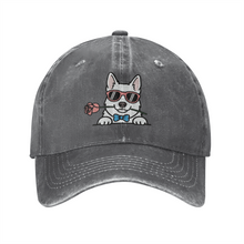 Load image into Gallery viewer, Personalized White Swiss Shepherd Baseball Cap - Romeo White Swiss Shepherd Design - Match Your Dog's Coat Color-Hats &amp; Caps-Accessories,Baseball Caps,Dog Mom Gifts-Gray-One Size-2