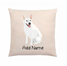Load image into Gallery viewer, Personalized White Swiss Shepherd Linen Pillowcase-Home Decor-Dog Dad Gifts, Dog Mom Gifts, Home Decor, Personalized, Pillows, White Swiss Shepherd-2