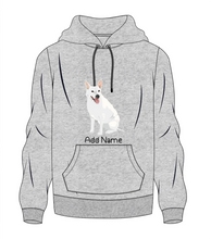 Load image into Gallery viewer, Personalized White Swiss Shepherd Love Men&#39;s Warm Hoodie Sweatshirt-Apparel-Apparel, Dog Dad Gifts, Hoodie, Personalized, Sweatshirt, White Swiss Shepherd-Men&#39;s Warm Hoodie Sweatshirt-Gray-S-10