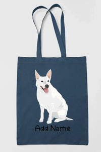 Personalized White Swiss Shepherd Love Zippered Tote Bag-Accessories-Accessories, Bags, Dog Mom Gifts, Personalized, White Swiss Shepherd-14