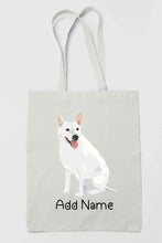 Load image into Gallery viewer, Personalized White Swiss Shepherd Love Zippered Tote Bag-Accessories-Accessories, Bags, Dog Mom Gifts, Personalized, White Swiss Shepherd-3