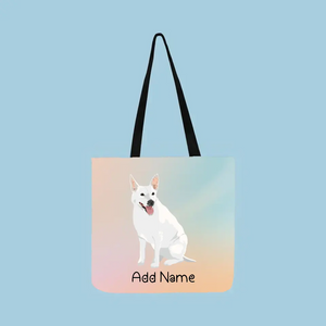 Personalized White Swiss Shepherd Small Tote Bag-Accessories-Accessories, Bags, Dog Mom Gifts, Personalized, White Swiss Shepherd-Small Tote Bag-Your Design-One Size-2