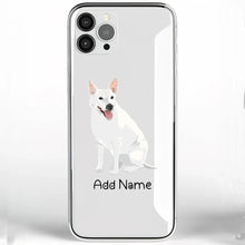 Load image into Gallery viewer, Personalized White Swiss Shepherd Soft Shell Phone Cover-Cell Phone Accessories-Accessories, Dog Mom Gifts, Personalized, Phone Case, White Swiss Shepherd-Phone Cover-Transparent TPU-One Size-2