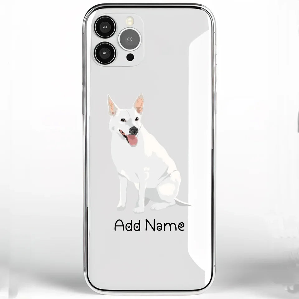 Personalized White Swiss Shepherd Soft Shell Phone Cover-Cell Phone Accessories-Accessories, Dog Mom Gifts, Personalized, Phone Case, White Swiss Shepherd-Phone Cover-Transparent TPU-One Size-2