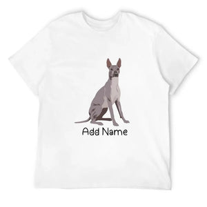 Personalized Xolo Dad Cotton T Shirt-Apparel-Apparel, Dog Dad Gifts, Personalized, Shirt, T Shirt, Xolo-Men's Cotton T Shirt-White-Medium-10