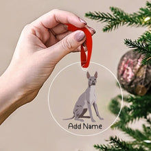 Load image into Gallery viewer, Personalized Xolo Love Christmas Tree Ornaments-Christmas Ornament-Christmas, Personalized, Xolo-Christmas Tree Ornaments-Transparent-3.5&quot; or 8.9 cm-1