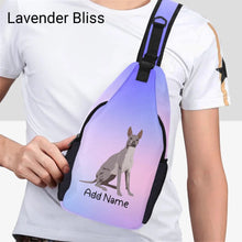 Load image into Gallery viewer, Personalized Xolo Love Unisex Sling Bag Backpack-Accessories-Xolo-Unisex Sling Bag Backpack-Lavender Bliss-One Size-15