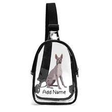 Load image into Gallery viewer, Personalized Xolo Love Unisex Transparent Sling Bag-Accessories-Xolo-Unisex Transparent Sling Bag-Transparent-One Size-2