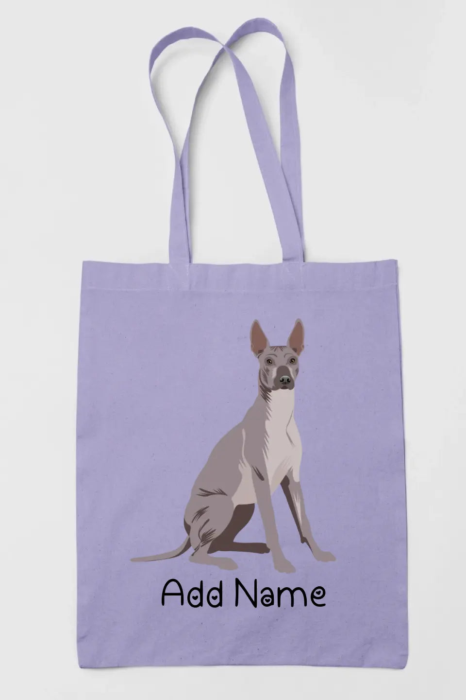 Personalized Xolo Love Zippered Tote Bag-Accessories-Accessories, Bags, Dog Mom Gifts, Personalized, Xolo-Zippered Tote Bag-Pastel Purple-Classic-2