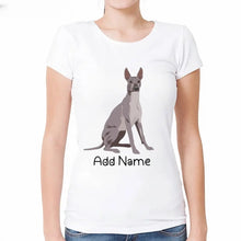 Load image into Gallery viewer, Personalized Xolo Mom T Shirt for Women-Customizer-Apparel, Dog Mom Gifts, Personalized, Shirt, T Shirt, Xolo-Modal T-Shirts-White-Small-2