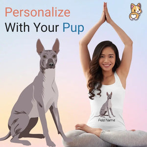 Personalized Xolo Mom Yoga Tank Top-Shirts & Tops-Apparel, Dog Mom Gifts, Shirt, T Shirt, Xolo-1