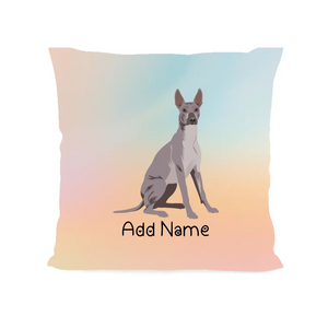 Personalized Xolo Soft Plush Pillowcase-Home Decor-Dog Dad Gifts, Dog Mom Gifts, Home Decor, Personalized, Pillows, Xolo-Soft Plush Pillowcase-As Selected-12"x12"-2