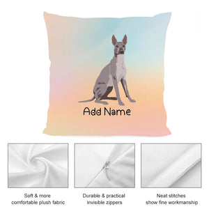 Personalized Xolo Soft Plush Pillowcase-Home Decor-Dog Dad Gifts, Dog Mom Gifts, Home Decor, Personalized, Pillows, Xolo-3