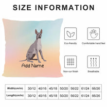 Load image into Gallery viewer, Personalized Xolo Soft Plush Pillowcase-Home Decor-Dog Dad Gifts, Dog Mom Gifts, Home Decor, Personalized, Pillows, Xolo-4