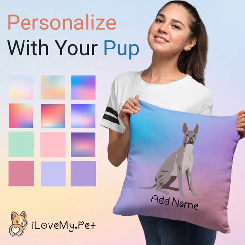 Personalized Xolo Soft Plush Pillowcase-Home Decor-Dog Dad Gifts, Dog Mom Gifts, Home Decor, Personalized, Pillows, Xolo-1