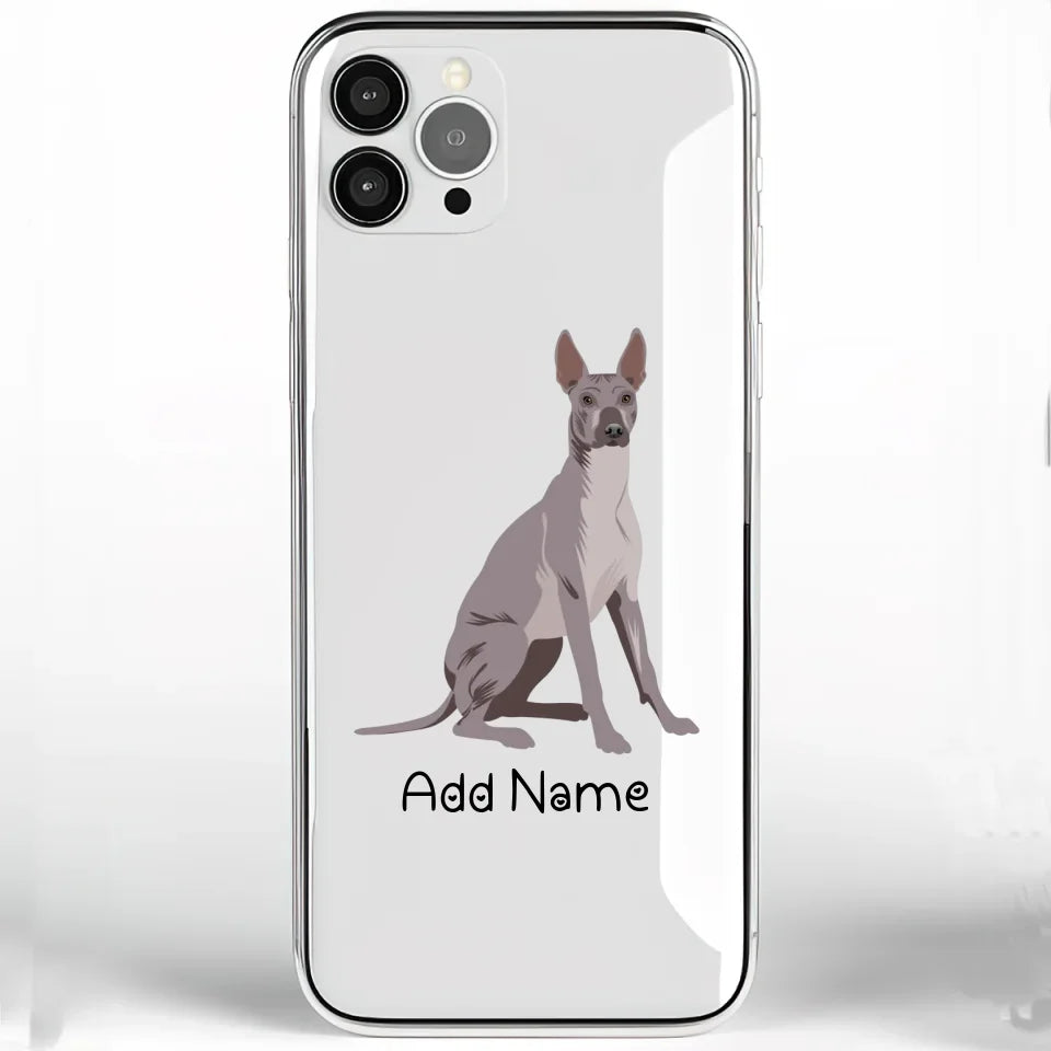 Personalized Xolo Soft Shell Phone Cover-Cell Phone Accessories-Accessories, Dog Mom Gifts, Personalized, Phone Case, Xolo-Phone Cover-Transparent TPU-One Size-2