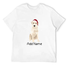 Load image into Gallery viewer, Personalized Yellow Labrador Dad Cotton T Shirt-Apparel-Apparel, Dog Dad Gifts, Labrador, Personalized, Shirt, T Shirt-Men&#39;s Cotton T Shirt-White-Medium-10