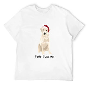 Personalized Yellow Labrador Dad Cotton T Shirt-Apparel-Apparel, Dog Dad Gifts, Labrador, Personalized, Shirt, T Shirt-Men's Cotton T Shirt-White-Medium-10