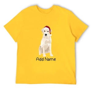 Personalized Yellow Labrador Dad Cotton T Shirt-Apparel-Apparel, Dog Dad Gifts, Labrador, Personalized, Shirt, T Shirt-Men's Cotton T Shirt-Yellow-Medium-13