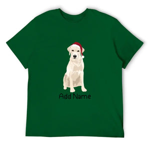Personalized Yellow Labrador Dad Cotton T Shirt-Apparel-Apparel, Dog Dad Gifts, Labrador, Personalized, Shirt, T Shirt-Men's Cotton T Shirt-Green-Medium-16