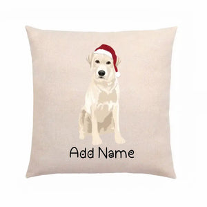 Personalized Yellow Labrador Linen Pillowcase-Home Decor-Dog Dad Gifts, Dog Mom Gifts, Home Decor, Labrador, Pillows-2