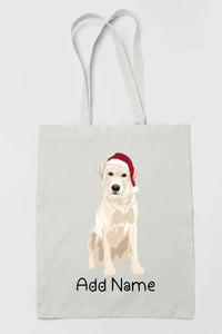 Personalized Yellow Labrador Love Zippered Tote Bag-Accessories-Accessories, Bags, Dog Mom Gifts, Labrador, Personalized-3