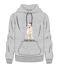 Load image into Gallery viewer, Personalized Yellow Labrador Men&#39;s Warm Hoodie Sweatshirt-Apparel-Apparel, Dog Dad Gifts, Hoodie, Labrador, Personalized, Sweatshirt-Men&#39;s Warm Hoodie Sweatshirt-Gray-S-10