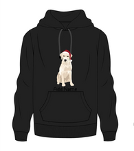 Load image into Gallery viewer, Personalized Yellow Labrador Men&#39;s Warm Hoodie Sweatshirt-Apparel-Apparel, Dog Dad Gifts, Hoodie, Labrador, Personalized, Sweatshirt-Men&#39;s Warm Hoodie Sweatshirt-Black-S-9