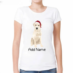 Personalized Yellow Labrador Mom T Shirt for Women-Customizer-Apparel, Dog Mom Gifts, Labrador, Personalized, Shirt, T Shirt-2