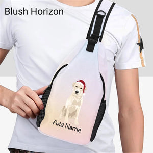 Personalized Yellow Labrador Unisex Sling Bag Backpack-Accessories-Labrador-Unisex Sling Bag Backpack-Blush Horizon-One Size-20