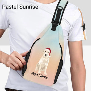 Personalized Yellow Labrador Unisex Sling Bag Backpack-Accessories-Labrador-Unisex Sling Bag Backpack-Pastel Sunrise-One Size-21