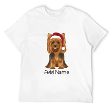 Load image into Gallery viewer, Personalized Yorkie Dad Cotton T Shirt-Apparel-Apparel, Dog Dad Gifts, Personalized, Shirt, T Shirt, Yorkshire Terrier-Men&#39;s Cotton T Shirt-White-Medium-10