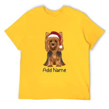 Load image into Gallery viewer, Personalized Yorkie Dad Cotton T Shirt-Apparel-Apparel, Dog Dad Gifts, Personalized, Shirt, T Shirt, Yorkshire Terrier-Men&#39;s Cotton T Shirt-Yellow-Medium-13