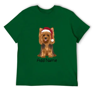 Personalized Yorkie Dad Cotton T Shirt-Apparel-Apparel, Dog Dad Gifts, Personalized, Shirt, T Shirt, Yorkshire Terrier-Men's Cotton T Shirt-Green-Medium-16