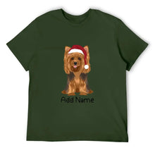 Load image into Gallery viewer, Personalized Yorkie Dad Cotton T Shirt-Apparel-Apparel, Dog Dad Gifts, Personalized, Shirt, T Shirt, Yorkshire Terrier-Men&#39;s Cotton T Shirt-Army Green-Medium-17