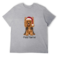 Load image into Gallery viewer, Personalized Yorkie Dad Cotton T Shirt-Apparel-Apparel, Dog Dad Gifts, Personalized, Shirt, T Shirt, Yorkshire Terrier-Men&#39;s Cotton T Shirt-Gray-Medium-19