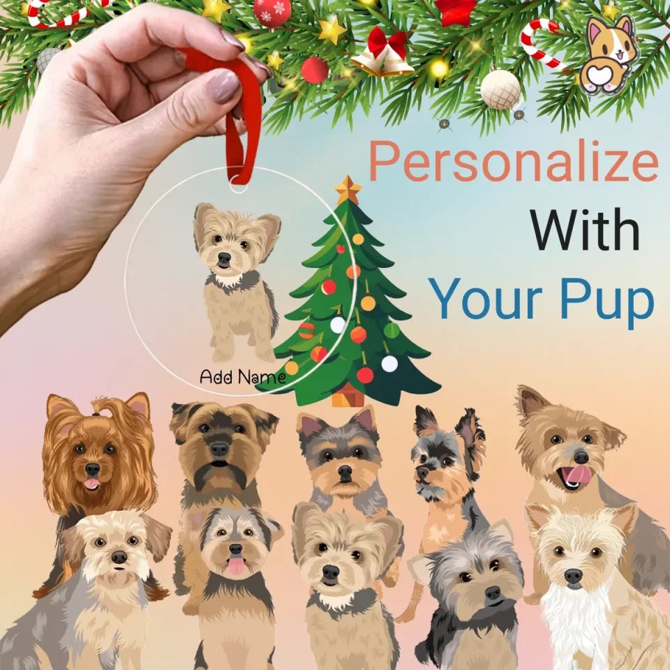 Personalized Yorkie Love Christmas Tree Ornaments 2 1296x